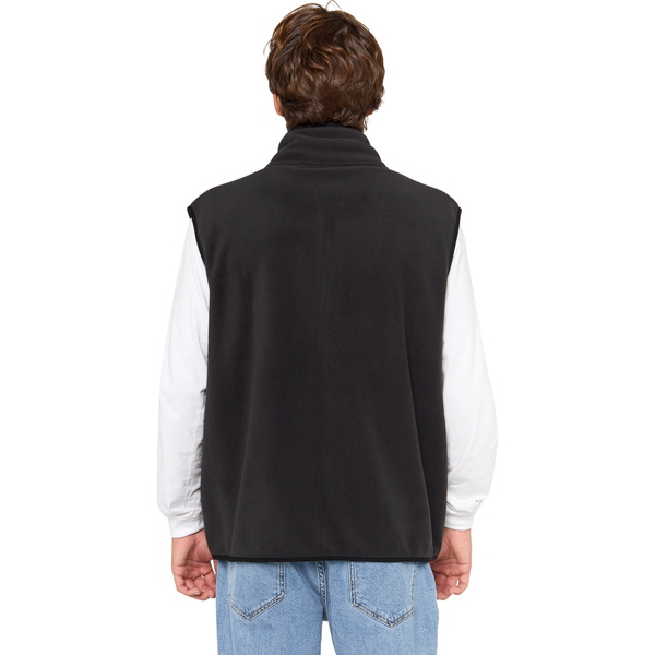 2025 Rip Curl Männer Search Polar Fleece Vest 09YMFL - Black